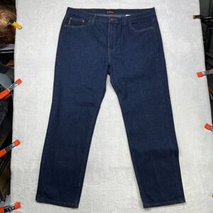 Cimarron Jeans Men's Blue Denim Pockets Classic Straight Leg Zip Fly - 40x31